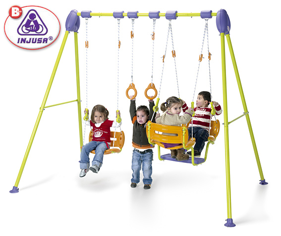 COMPRAR GRAN COLUMPIO INFANTIL INJUSA PARA JARDIN DE 3 ACTIVIDADES, PARA 4 NI�OS, REF_2070 INJUGARDEN
