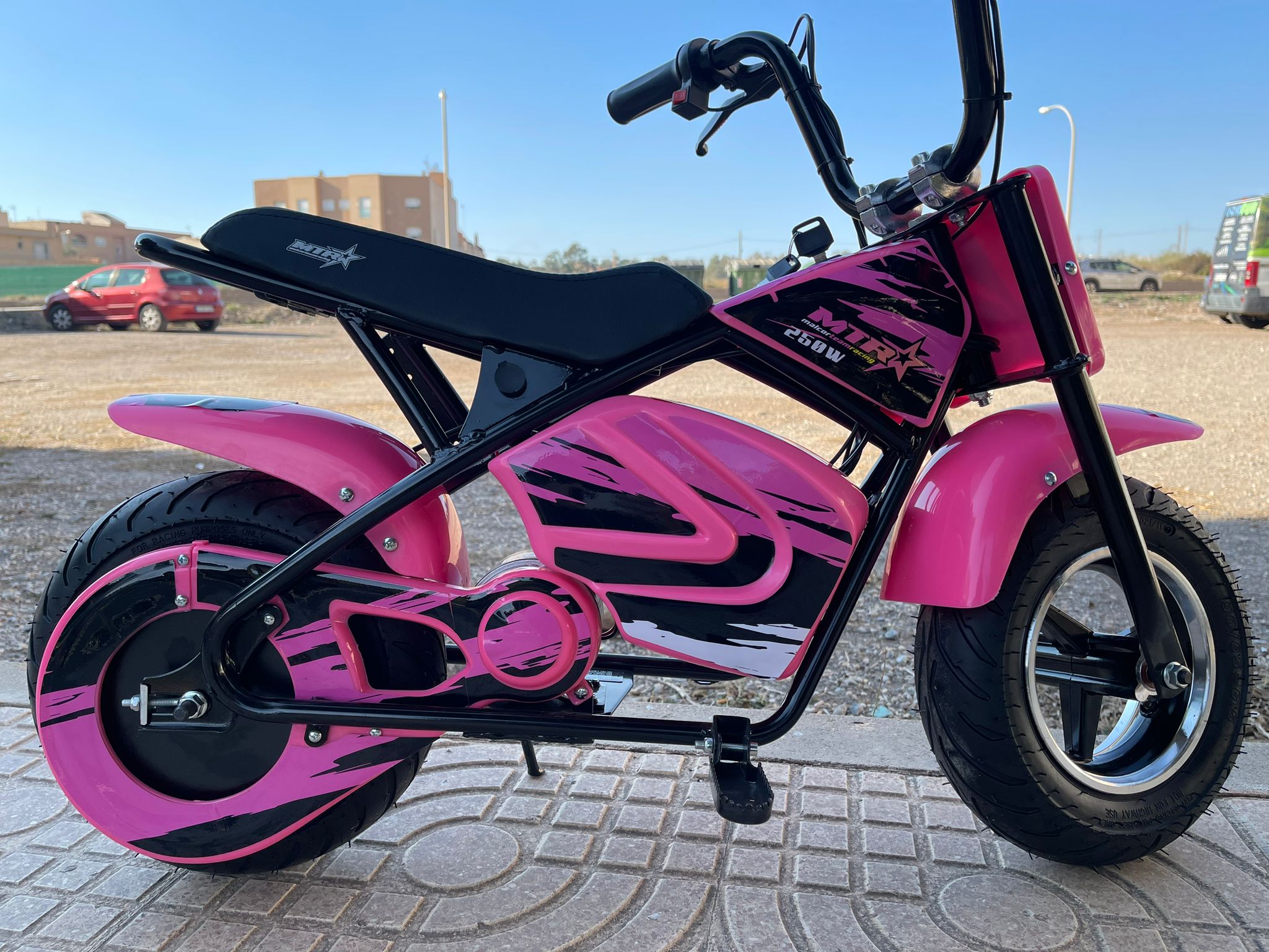 Moto Scooter a Bateria Juguete de Bebe Rosa