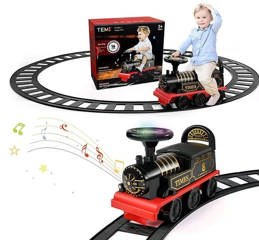 TREN 6V CON VIAS PARA NINOS PEQUENOS LEG6950950 Coches electricos y motos para ninos a bateria 12v con mando RC quads infantiles tractores infantiles camiones para ninos realizamos envios a domicilio