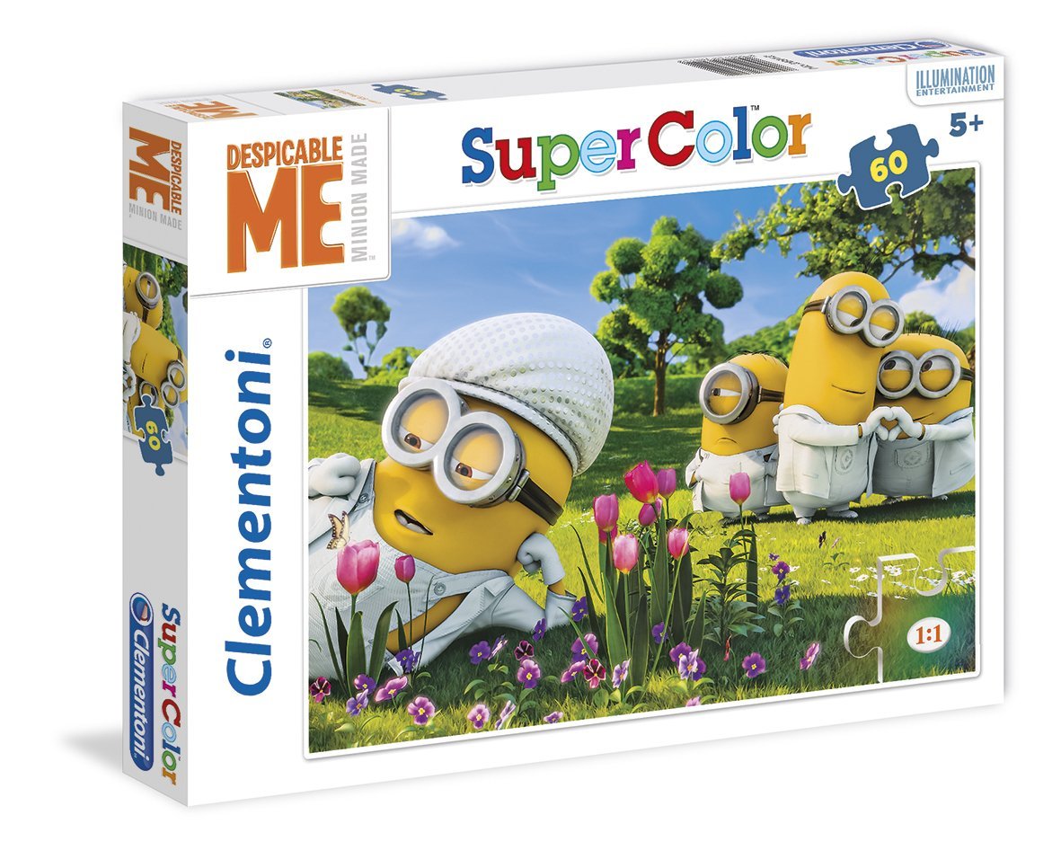 CLEMENTONI 26912. PUZZLE 60 PIEZAS MINIONS, IndalChess Tienda de coches