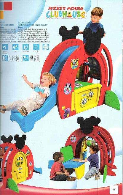 Tobogan y actividades Mickey Mouse