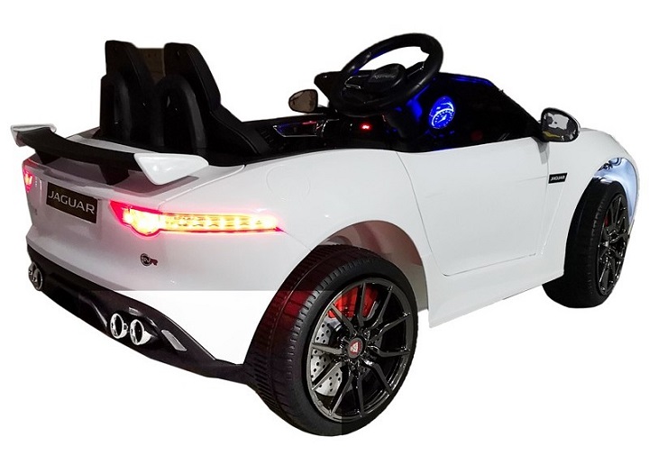 Coche eléctricvo infantil JAGUAR F-type 12V, BLANCO, mando rc - BC