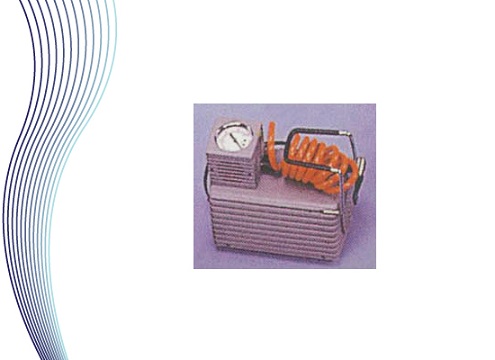 COMPRESOR DE AIRE CON MAN�METRO PARA LA PRESI�N, MODELO  DELUXE ELECTRICO MARCA ENEBE, Ref. 163310, PARA HINCHAR R�PIDO LOS BALO