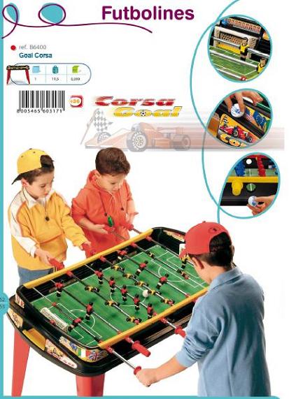 FUTBOLIN DE JUGUETE NI�OS MODELO CORSA GOAL DE JUGUETES CHICOS, REF_B6400