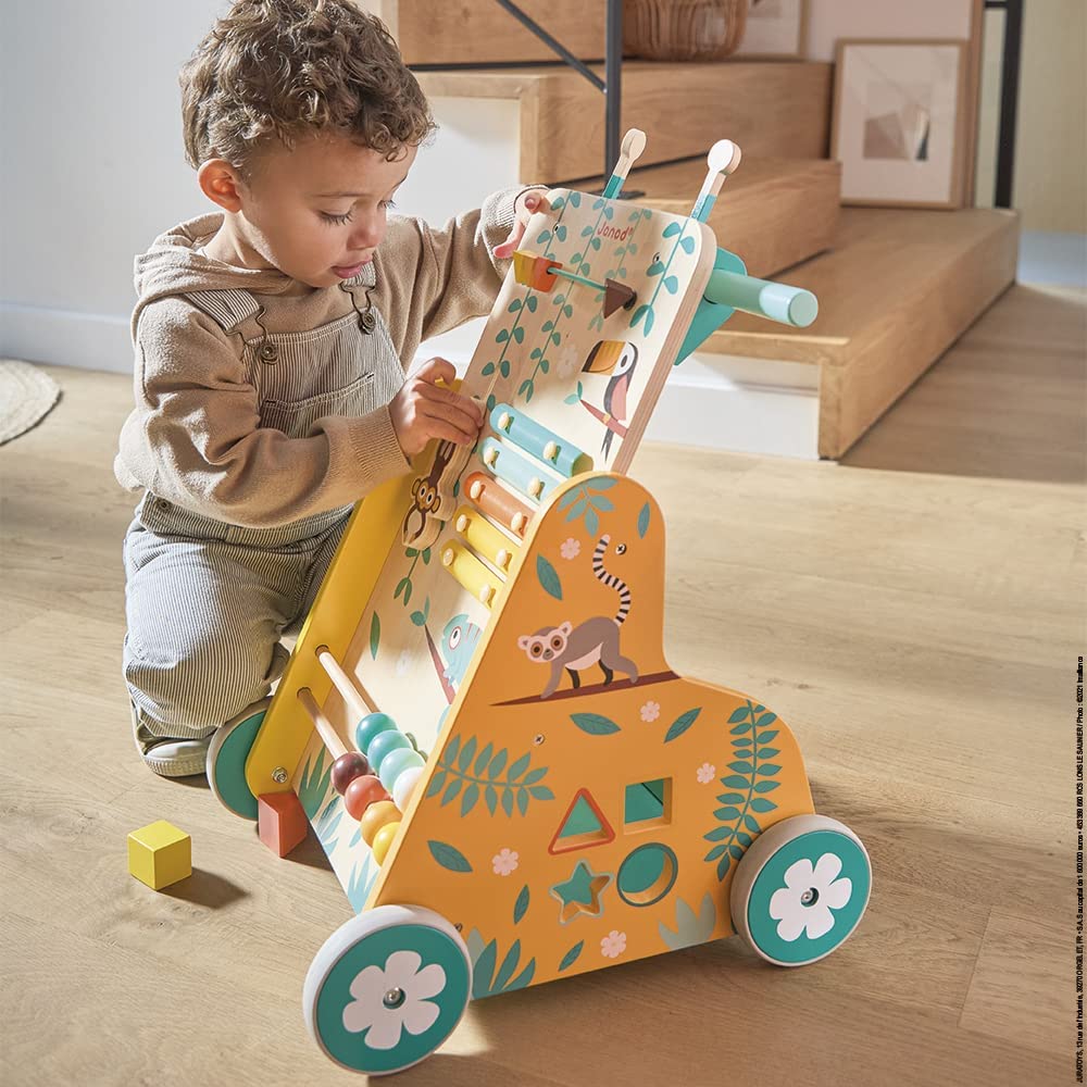 CARRITO ANDADOR MULTIACTIVIDADES - JANOD J08269, Coches eléctricos y motos para niños a 12v con mando RC, quads infantiles, tractores infantiles, camiones para niños, realizamos envíos a