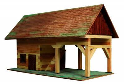 GRANERO DE MADERA DE HAYA 2- KIT EDIFICIO DE MADERA. 154 PIEZAS. WALACHIA 1317- MAQUETAS DE MADERA GRANERO DE MADERA DE HAYA 2- KIT EDIFICIO DE MADERA. 154 PIEZAS. WALACHIA 1317- MAQUETAS DE MADERA