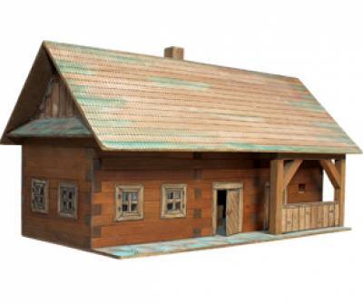 WALACHIA MAQUETAS CONSTRUCCIÓN MADERA, 1303- KIT ESCUELA RURAL DE MADERA. 174 PIEZAS DE MADERA WALACHIA MAQUETAS CONSTRUCCIÓN MADERA, 1303- KIT ESCUELA RURAL DE MADERA. 174 PIEZAS DE MADERA