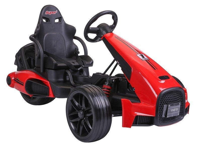 Kart eléctrico infantil color rojo Go-Kart CH9939 LE5736, Coches
