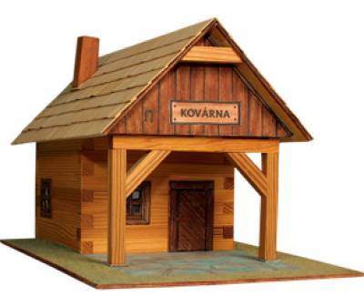 MAQUETAS DE MADERA PARA ARMAR: KIT "CASA REFUGIO DE MADERA". 86 PIEZAS. WALACHIA MODELISMO 1308 MAQUETAS DE MADERA PARA ARMAR: KIT "CASA REFUGIO DE MADERA". 86 PIEZAS. WALACHIA MODELISMO 1308