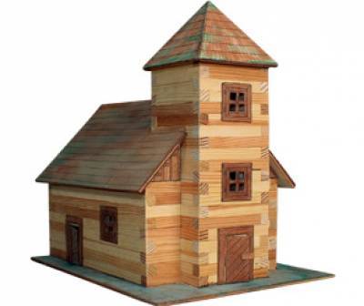 MODELISMO EDIFICIOS MADERA- KIT MAQUETA IGLESIA EN MINIATURA DE MADERA. WALACHIA 1312. PIEZAS 213 MODELISMO EDIFICIOS MADERA- KIT MAQUETA IGLESIA EN MINIATURA DE MADERA. WALACHIA 1312. PIEZAS 213