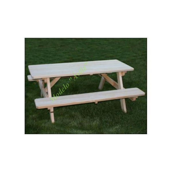 Mesa de picnic para exterior, modelo Ãvila 190. tablero de pino ... Modelos de mesas para casa