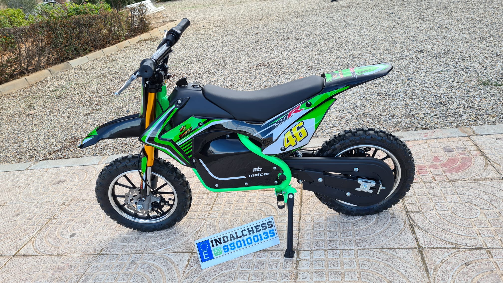 Mini moto eléctrica infantil 36v litio