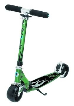 PATIENETES MICRO, MODELO VERDE ROCKET SCOOTER, PATINETE DEPORTIVO, HASTA 100 KILOS AGUANTA.