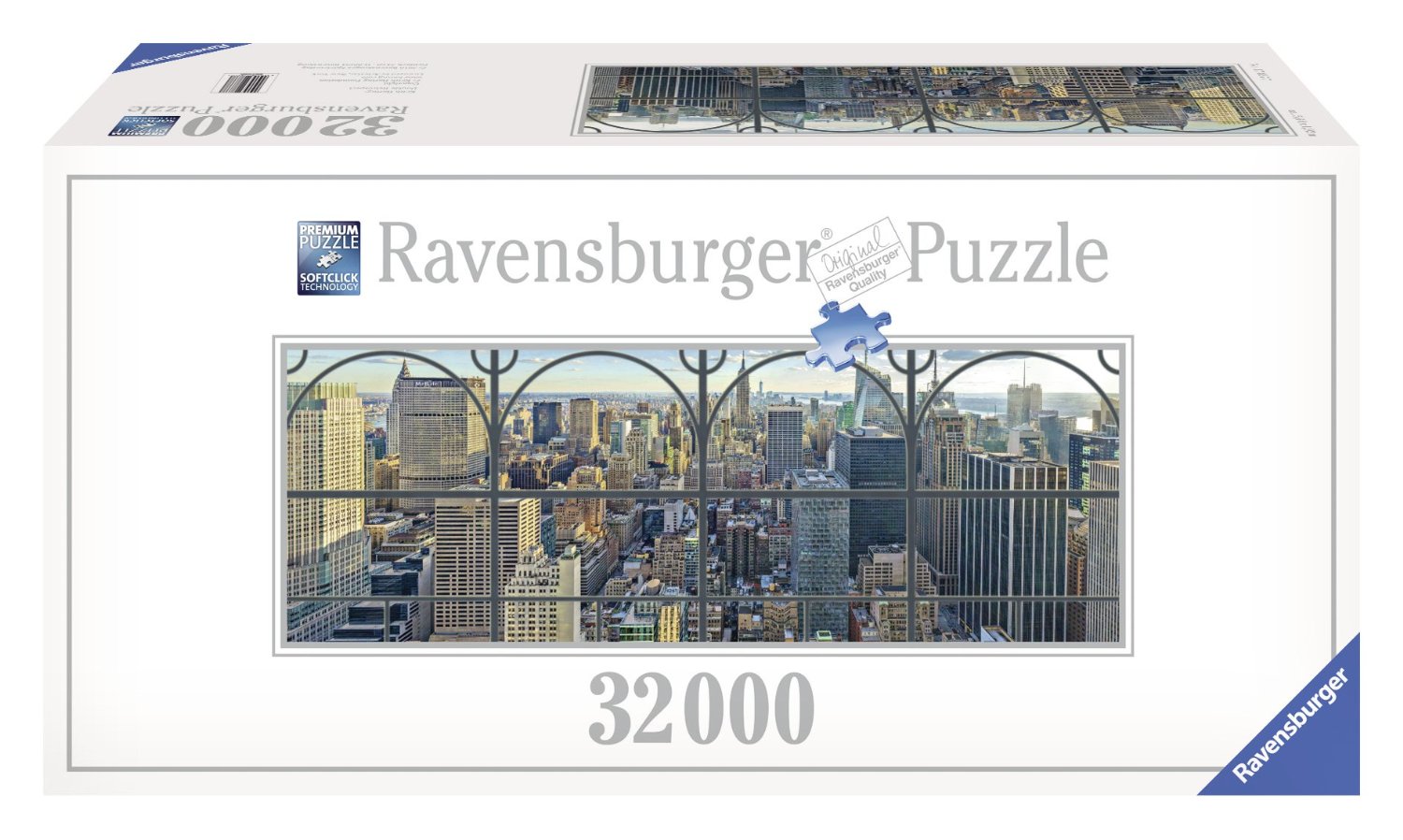 Puzzle Ravensburger 17837. Puzzle 32000 piezas, New York City desde la ventana, Puzzle Ravensburger 17837. Puzzle 32000 piezas, New York City desde la ventana,