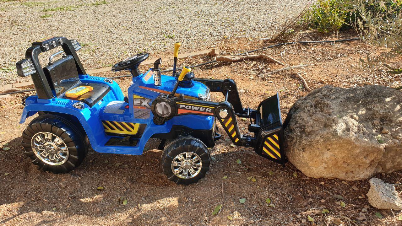 Tractor 12v eléctrico niños mando control remoto, Coches