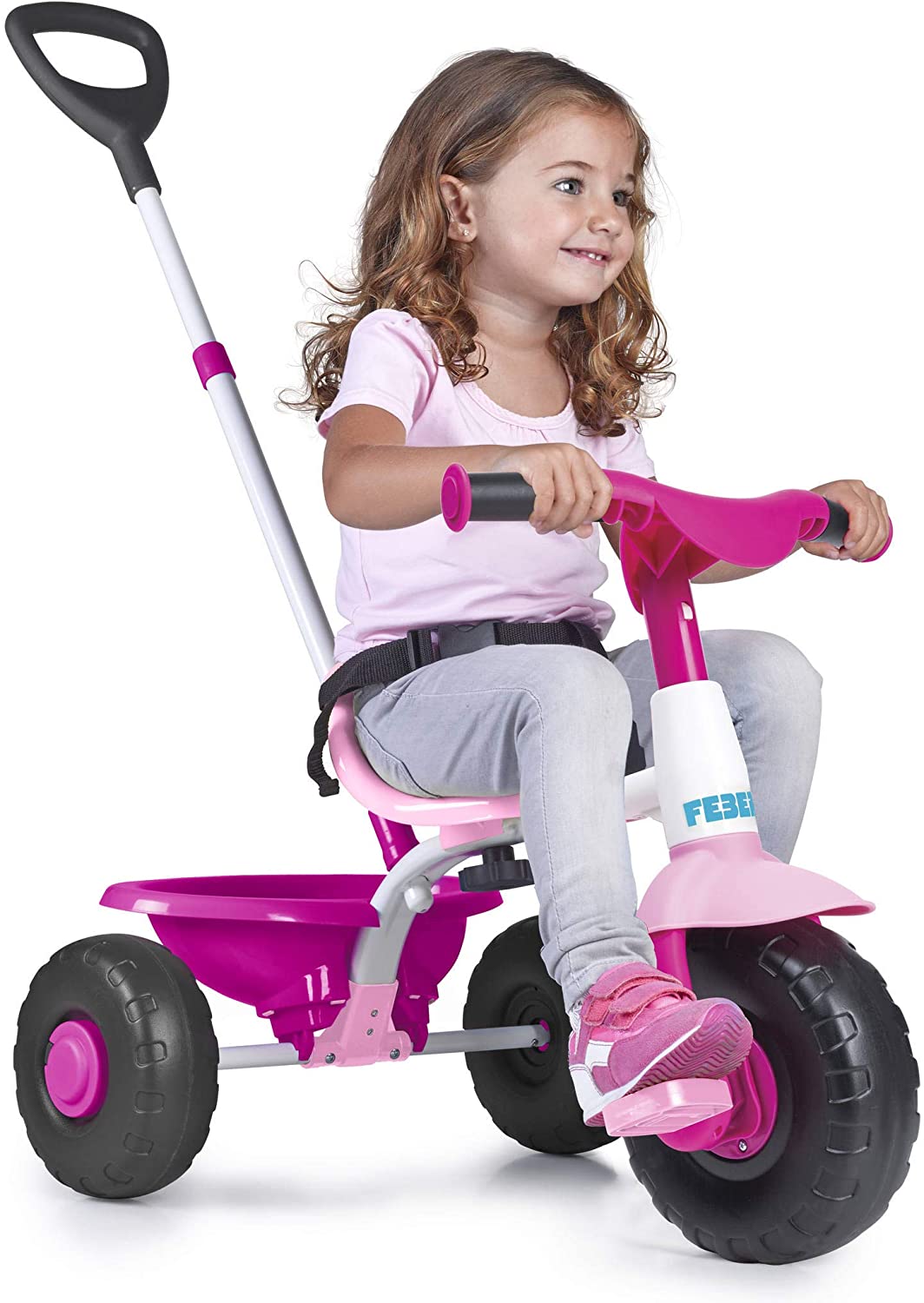 Feber Triciclo Evolutivo Rosa Rosa Triciclo Infantil Feber