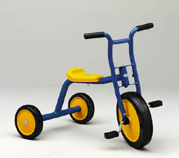 VENTA DE TRICICLO BERG TOYS JUGUETES, MOBY M BLUE DE CHASIS IRROMPIBLE. TRICICLO INDICADO PARA USO EDUCATIVO Y COMERCIAL