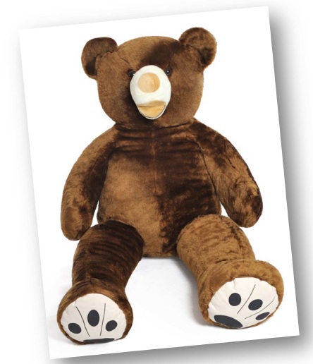 oso de peluche cafe oscuro