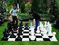 JUEGOS DE AJEDREZ GIGANTES PARQUES O JARDINES. PIEZAS GIGANTES