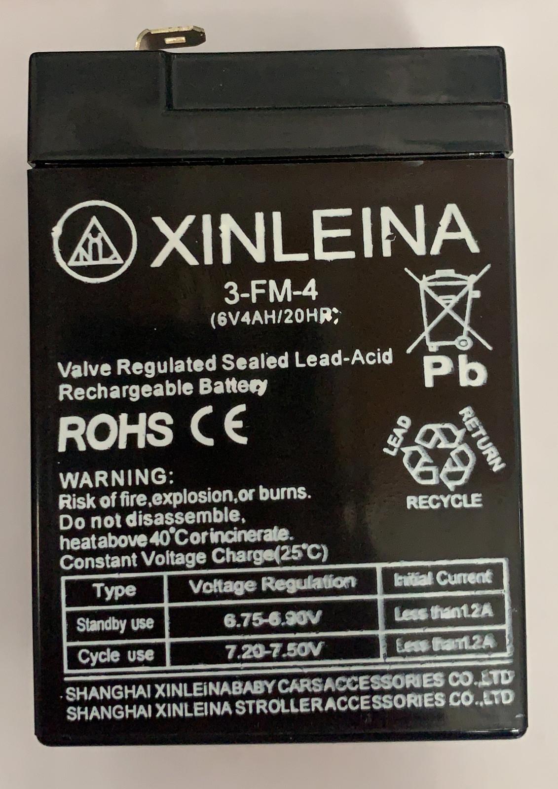 bateria coche feber 6v