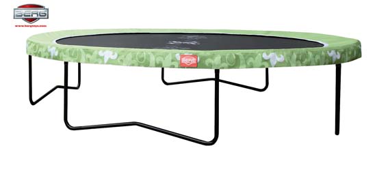 CAMA ELASTICA GIGANTE BERG Jumping Style Funky Green 430, CAMA ELASTICA BERG DE COLOR VERDE, PORTES GRATIS