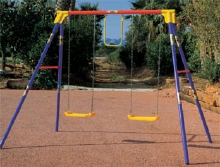 COLUMPIOS PARA JARDINES, DOBLE ASIENTO DE CADENAS