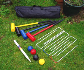 JUGUETE DE Croquet Lawn Set (Croquet MASGAMES), JUGUETES AL AIRE LIBRE
