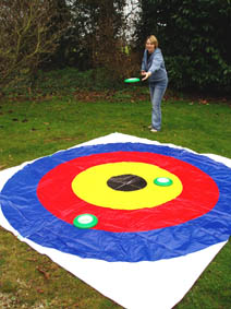 LUDICO JUEGO DE PRECISION; DIANA DE JUGUETE GIGANTE