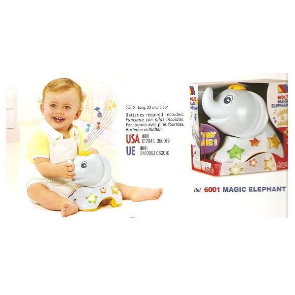 MOLTO ELEFANTITO DE JUGUETE DE ACTIVIDADES PARA BEBES REF_6001