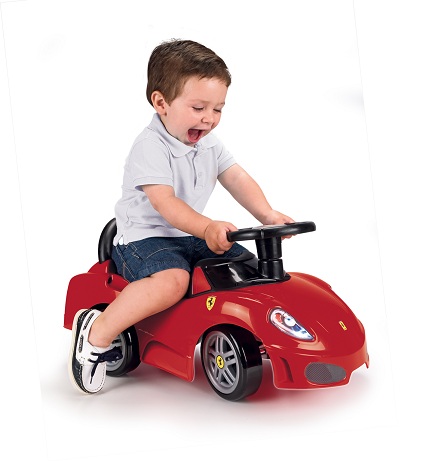 FERRARI 430 CORREPASILLOS JUGUETE CON VOLANTE- FERRARI FABRICADO POR FEBER, REF_4910