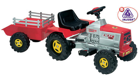 JUGUETE TRACTOR INFANTIL A BATERIA 6V VERSI�N NUEVA CON SONIDOS, REF INJUSA_636 VERSION SONIDOS