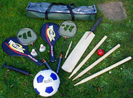 JUEGOS DE JARDIN 3 EN UNO;F�tbol, Cricket y Badminton. MAS QUE UN CRICKET