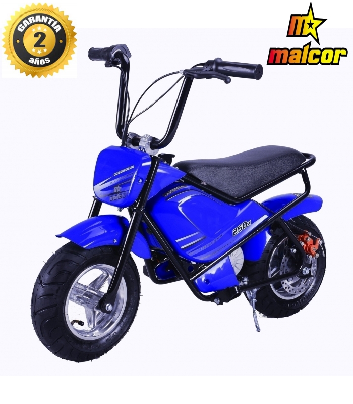 MOTO ELECTRICA 24V PARA NIÑOS- 250W AZUL - SE-T250DH-2OR, Coches eléctricos y para niños a 12v con mando RC, quads infantiles, tractores camiones para niños, realizamos envíos a