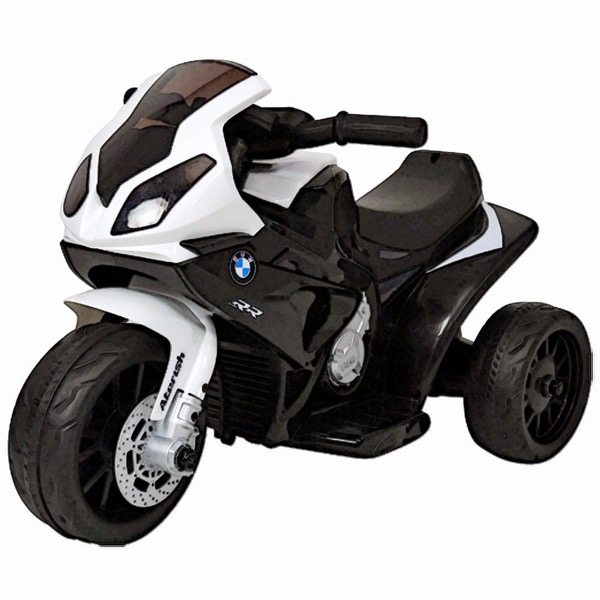 MOTO ELÉCTRICA BMW S1000RR 6V para niños de hasta 3 años, negra