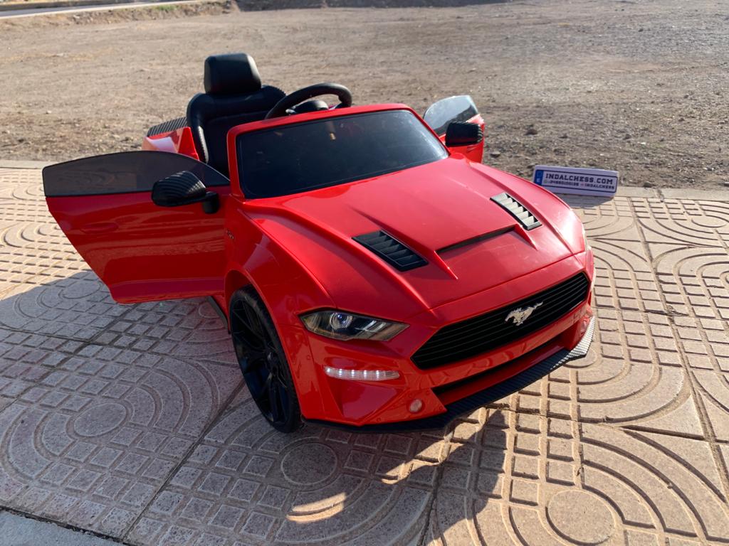 Coche eléctrico Drift CAR Ford Mustang 24V, ROJO, MANDO RC BN