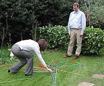 JUEGO DE PALOS CHINOS DE MADERA GIGANTES, (MIKADO)