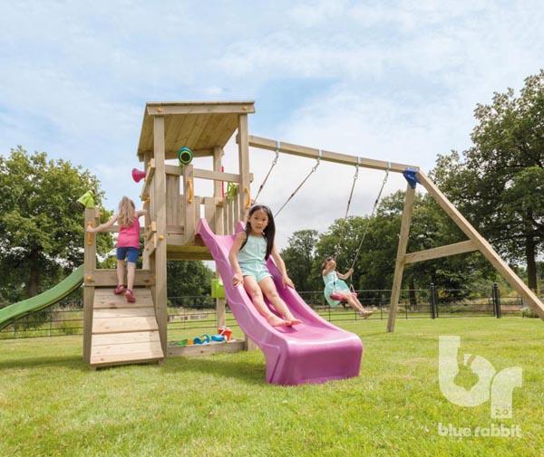 COLUMPIO DOBLE PARA NIÑOS - PARQUE DE MADERA CON COLUMPIO, Coches