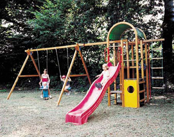 Parques infantiles, uso publico