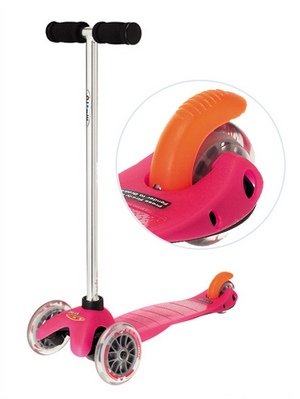Venta de patinetes para ni�as color rosa pink MINIMICRO de tres ruedas