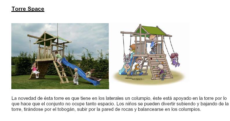 COMPRAR PARQUE INFANTIL DE MADERA CON TORRE Y JUEGO DE COLUMPIO INFANTIL