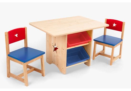 Mesas y sillas de madera infantiles - Imagui