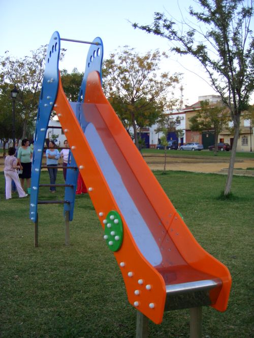 tobogan de hierro para niños