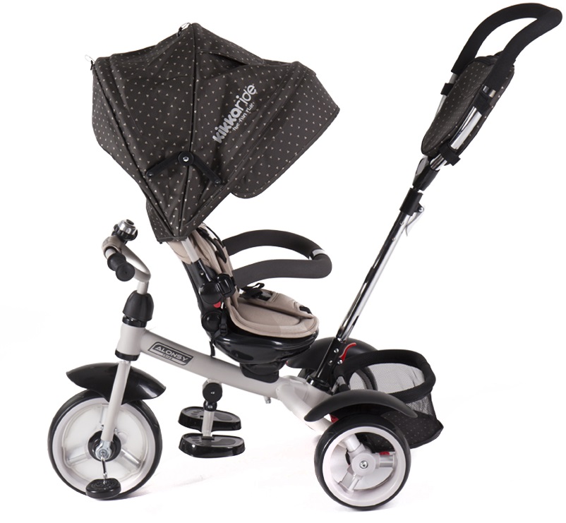 KIKKABOO ALUMA tricycle 8-en-1 pliable, cadre en aluminium, gris (31006020167) au meilleur prix sur