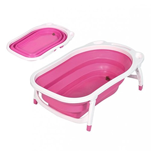 Oferta Kiokids 01493 - Bañera plegable color rosa, para el baño del