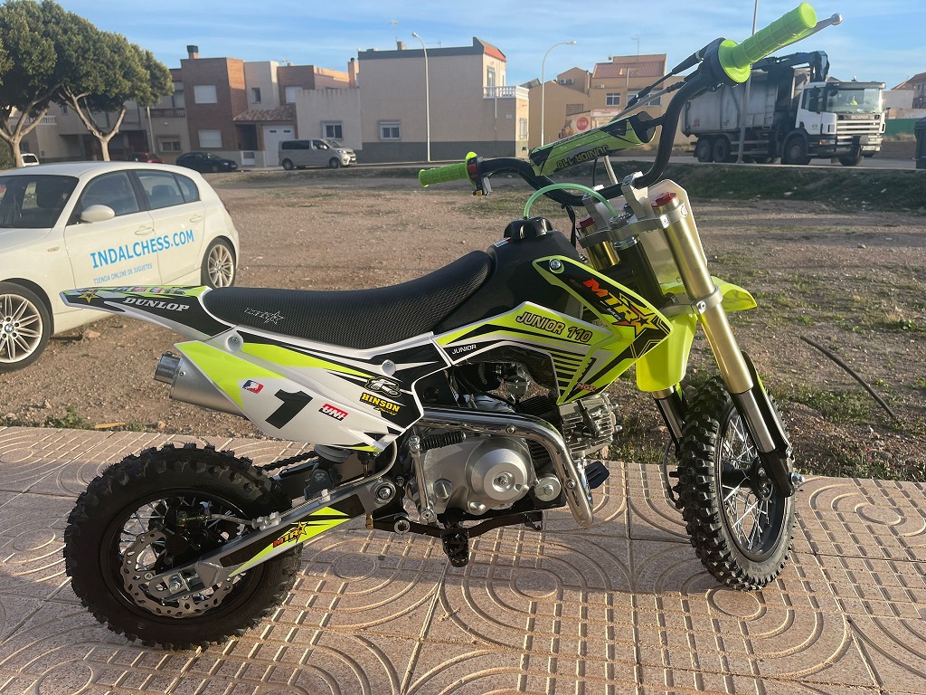 MINI MOTO INFANTIL GASOLINA MTR JUNIOR 90 CC VERDE