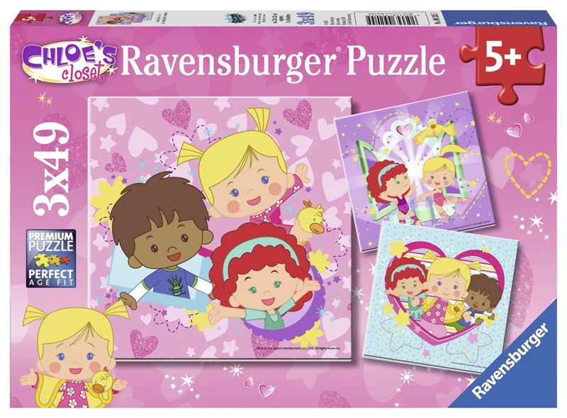 Puzzle Infantil Ravensburger 24 piezas "Chloe", 3x49 - A partir de 5 años - RA9205