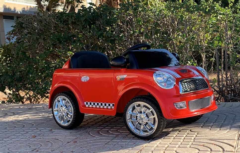 COCHE ELÉCTRICO PARA NIÑOS MINI COOPER ROJO EN OFERTA