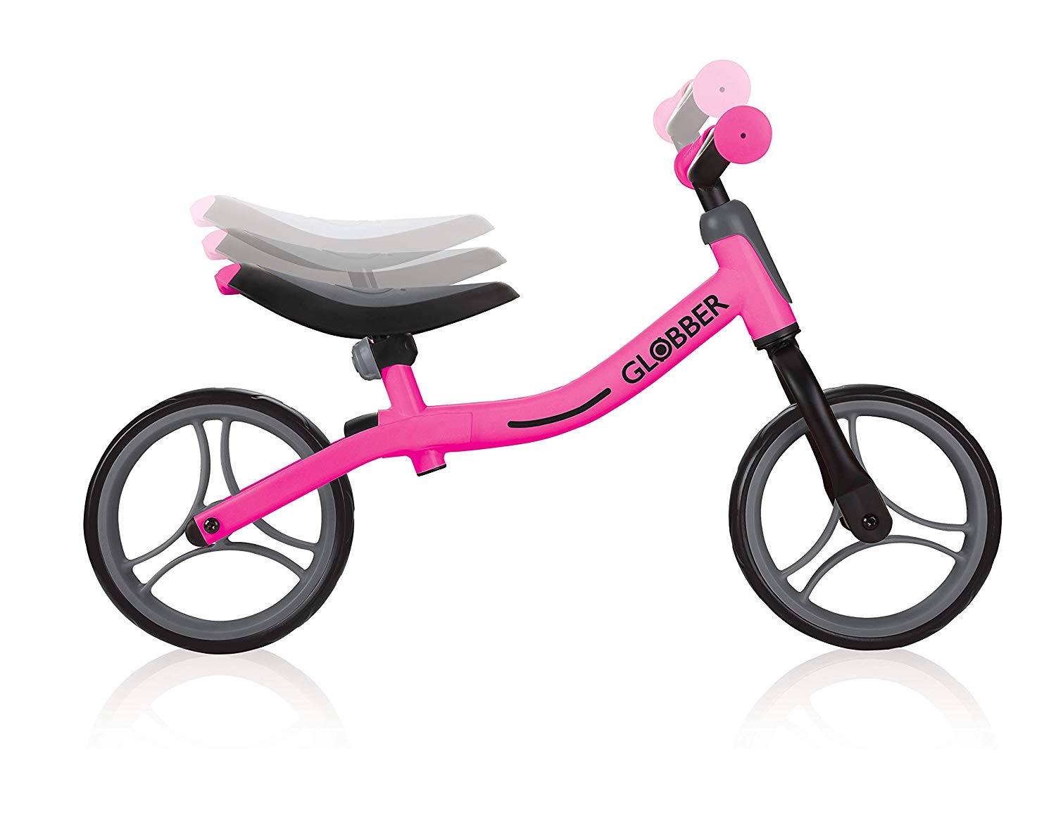 BICICLETA DE APRENDIZAJE Globber Go Bike Balance Bike (Neon Pink