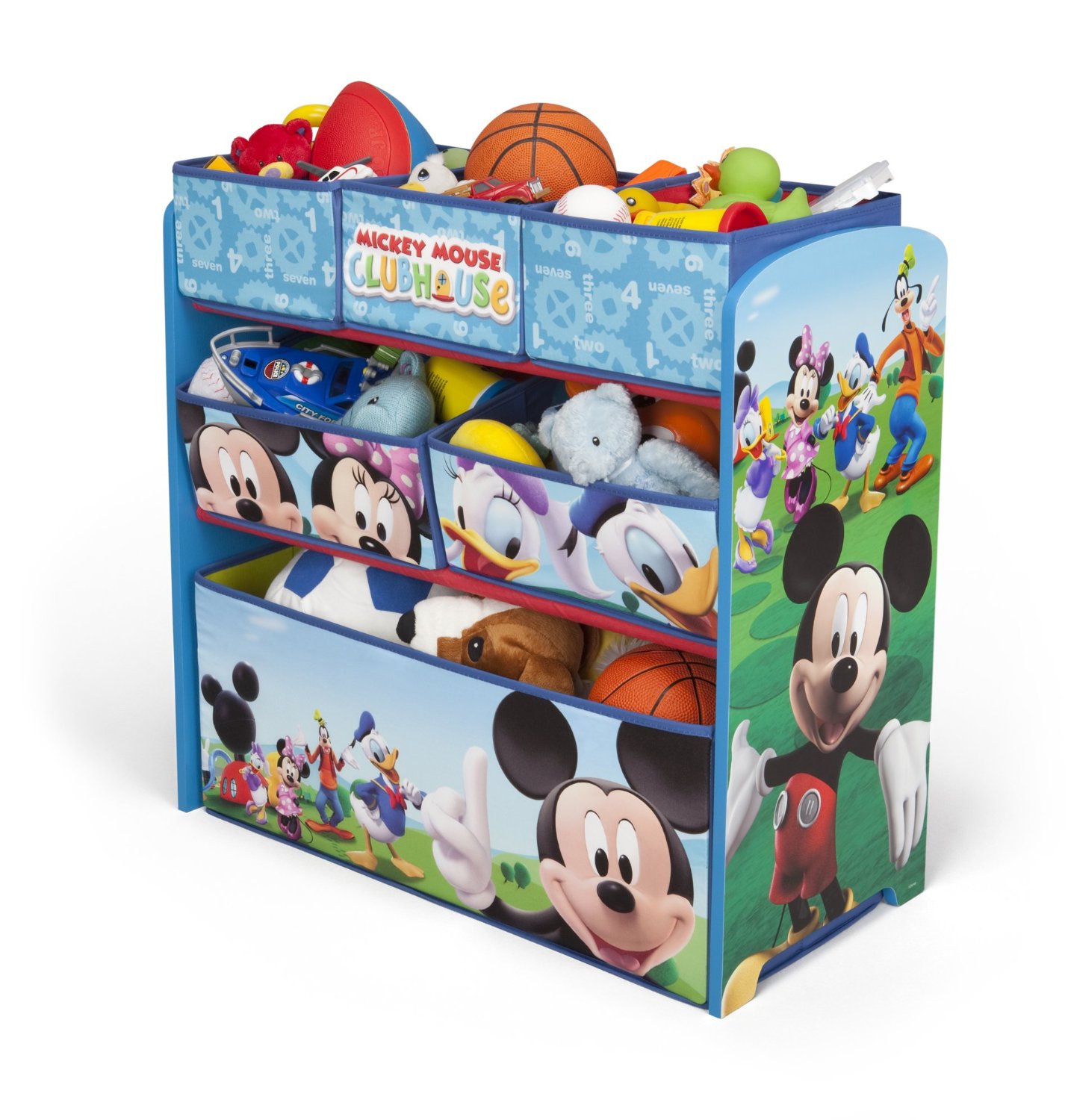 Mickey Mouse juguetero. Madera y tela., IndalChess Tienda de coches