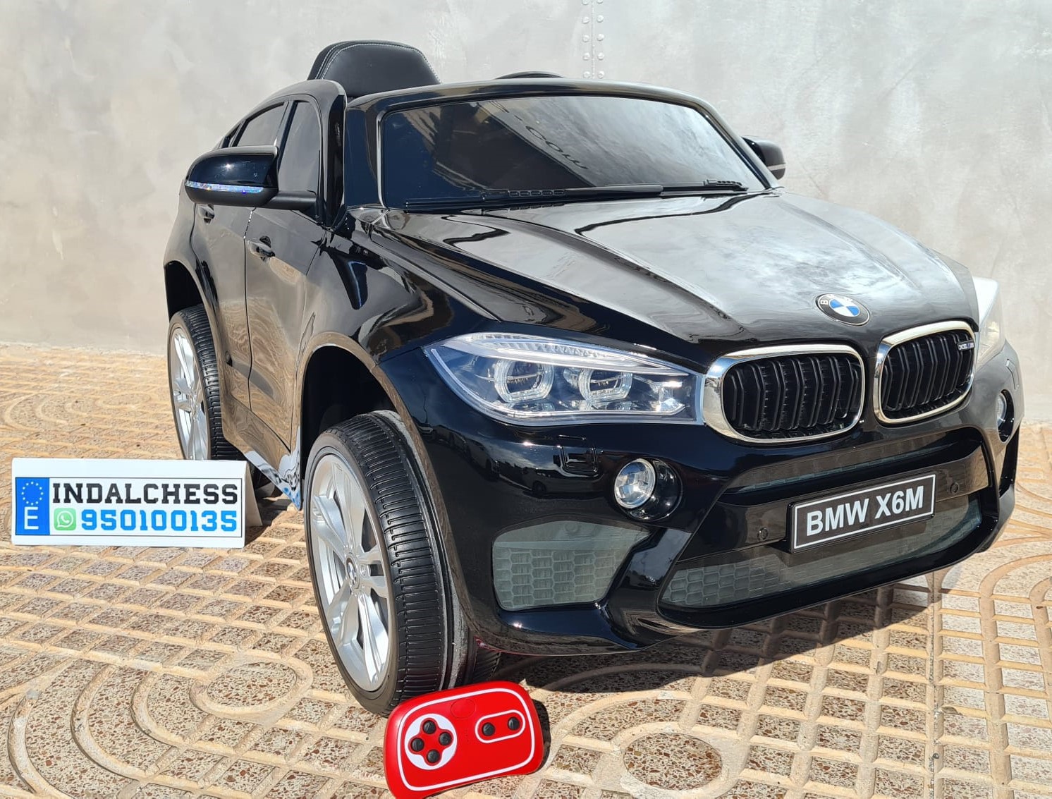 COCHE ELÉCTRICO PARA NIÑOS 2 PLAZAS BMW X6M XXL 12V 2x120 W